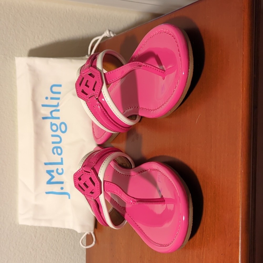 J McLaughlin Nixi Patent Leather Sandals